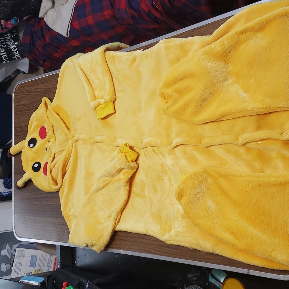 PokeMan Size Large Fuzzy Onies Unisex Fun Outfit.